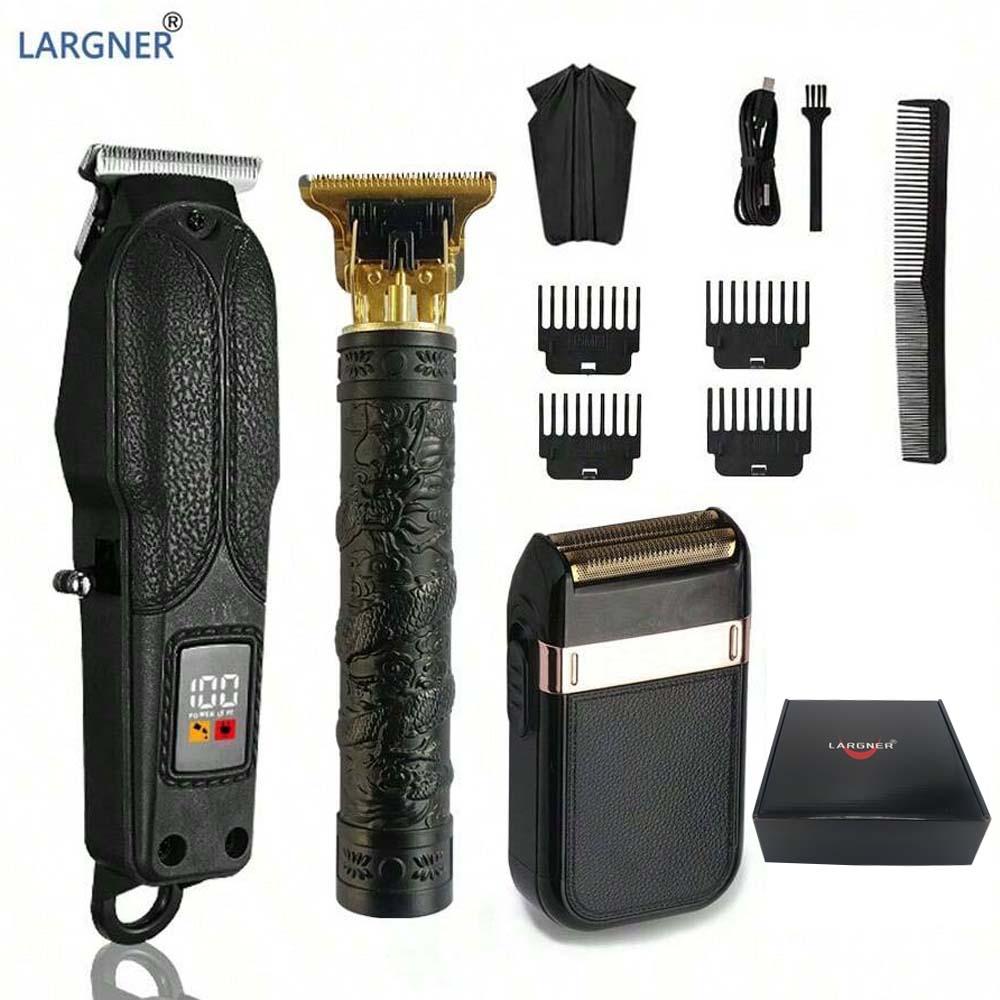 Electric Hair Clippers Cordless Hair Trimmer Men's Haircut Kit with 13 Guide Combs Hair Trimming Styling & Grooming Kit for Salon Barbers Home Use