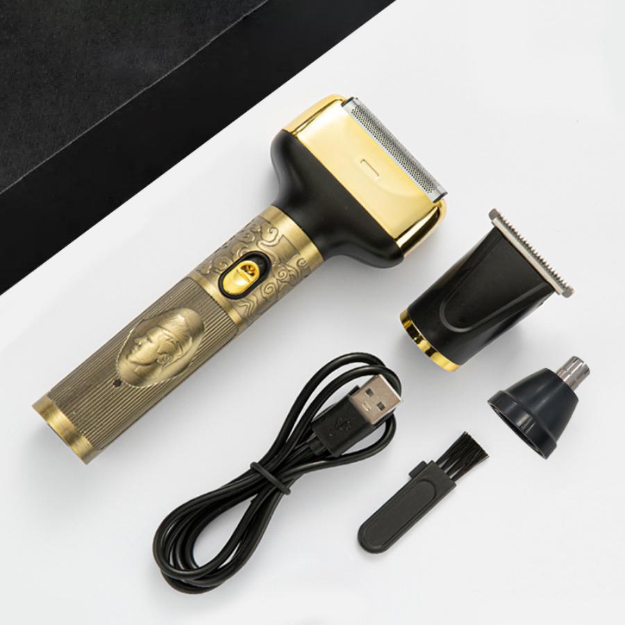 Electric Shavers for Men With Replacement Foil Head, Double Foil Razor for Face, Head Shavers for Bald Men, Stubble Beard Trimmer, Shaving Machines, Balding Clippers