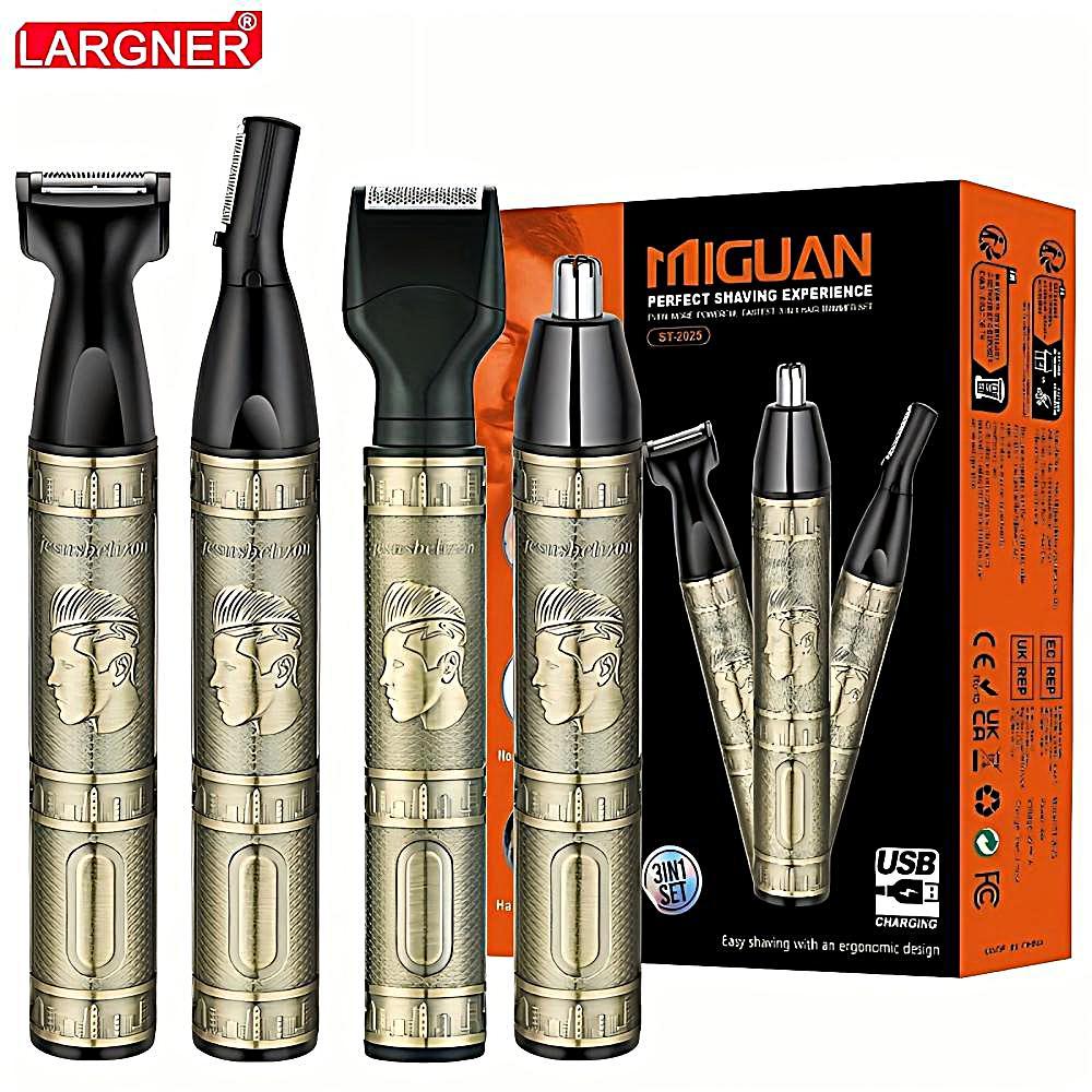 Electric Hair Clipper, Rechargeable, T9 Vintage Style, for Men's Grooming, Professional Barber Use