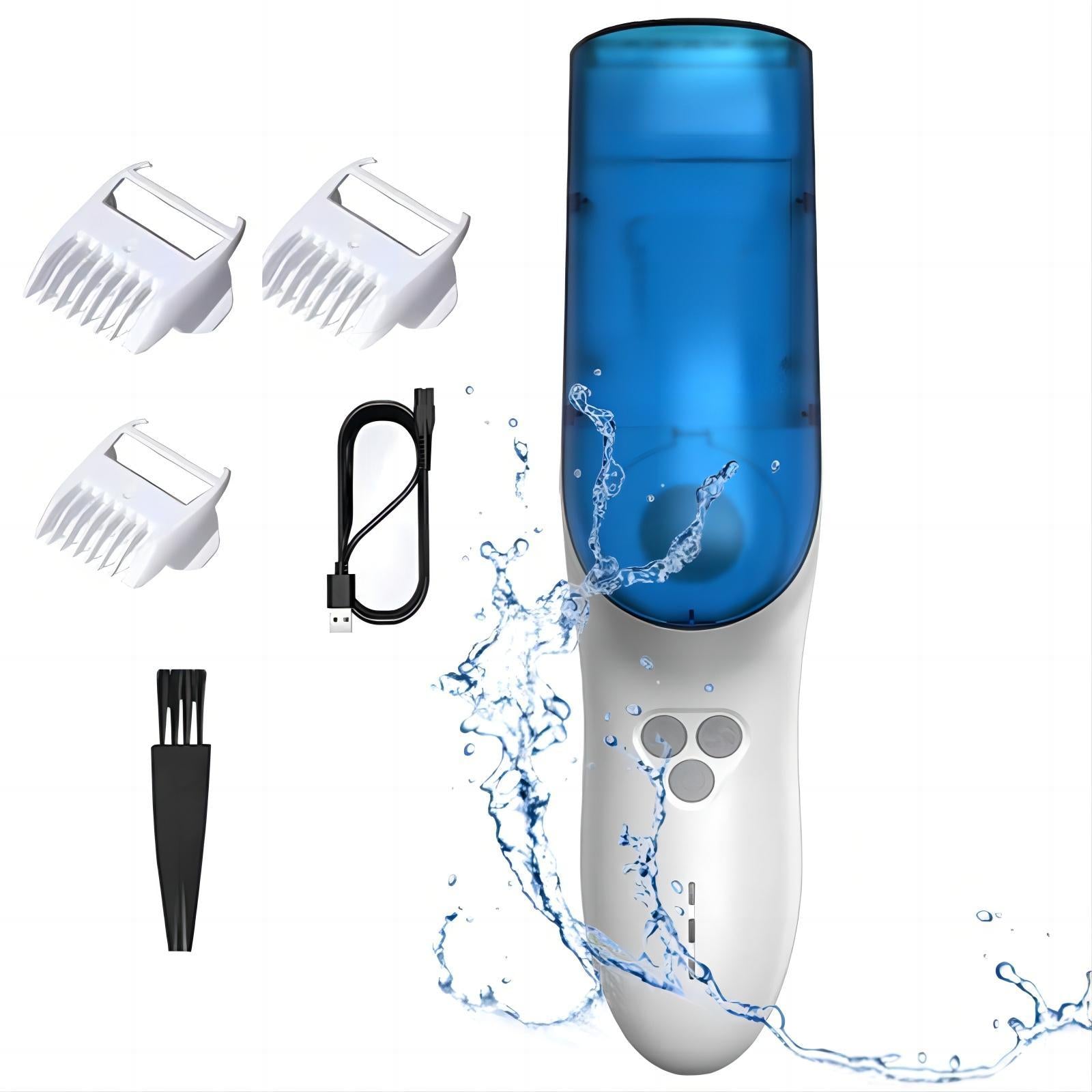 Baby Hair Clippers, Vacuum Hair Clipper for Baby Fine Hair, Baby Hair Clipper Quiet Hair Clipper for Baby, Hair Clipper Auto Suck Snipped Hair, IPX7 Waterproof Rechargeable Cordless Baby Hair Clipper
