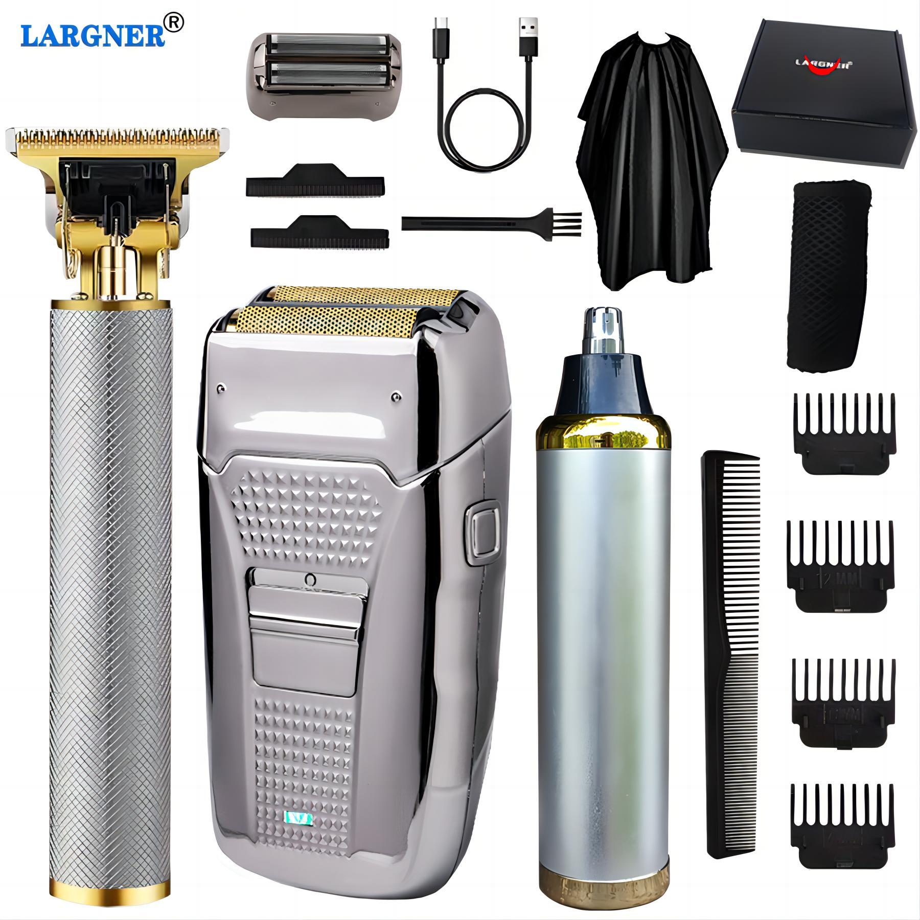 Hair Clippers for Men - Cordless Electric Hair Trimmer Beard Trimmer Shaver, Zero Gapped Edgers with Guide Combs