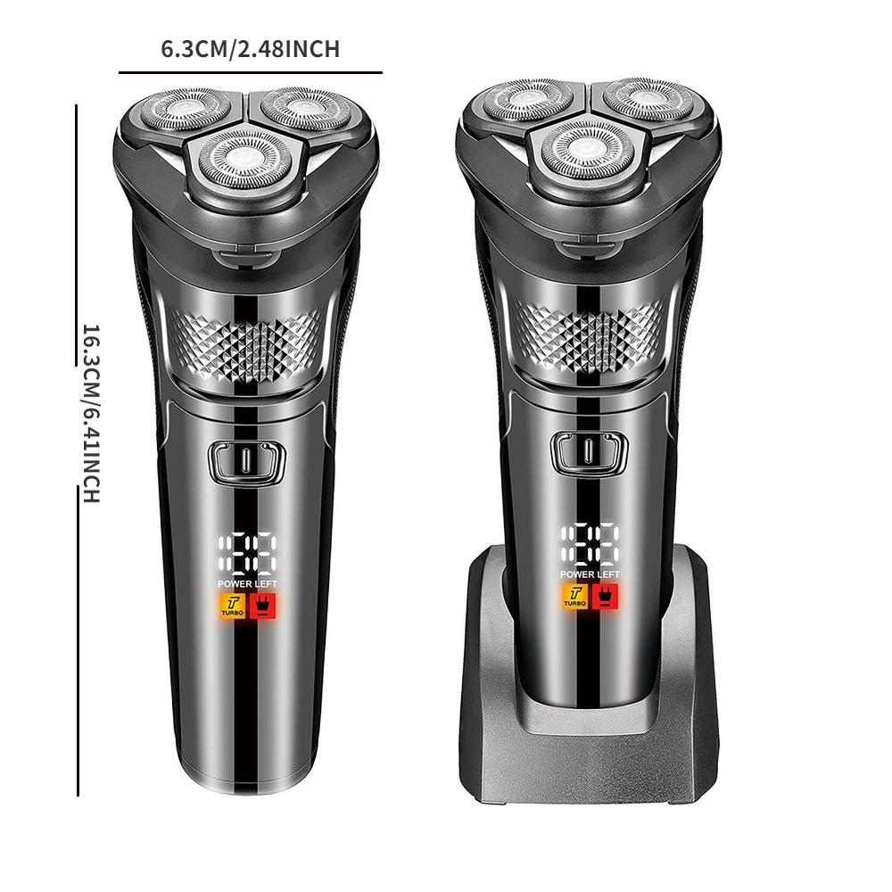 Electric Shaver for Men Face Clean Shave Multifunctional Cordless Men's Electric Shaver 3D Floating Head Men's Beard Trimmer with USB Rechargeable Men's Grooming Tools