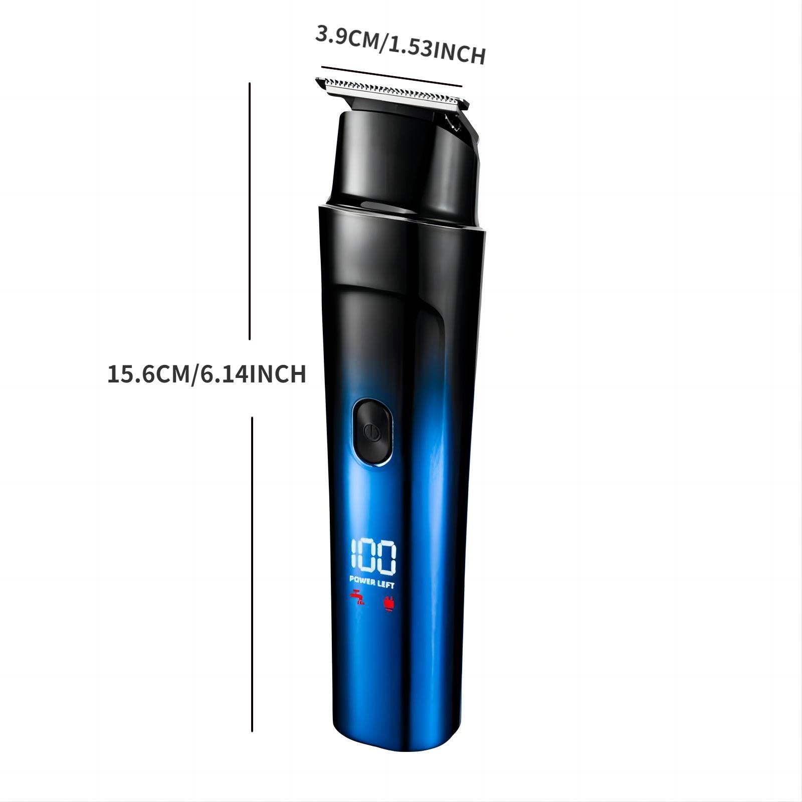 Hair Trimmer Hair Clippers for Men HairTrimmer Beard Trimmer for Men Razor Kit - Rechargeable USB Professional Cordless Hair Clippers for Men with LED Display for Barber