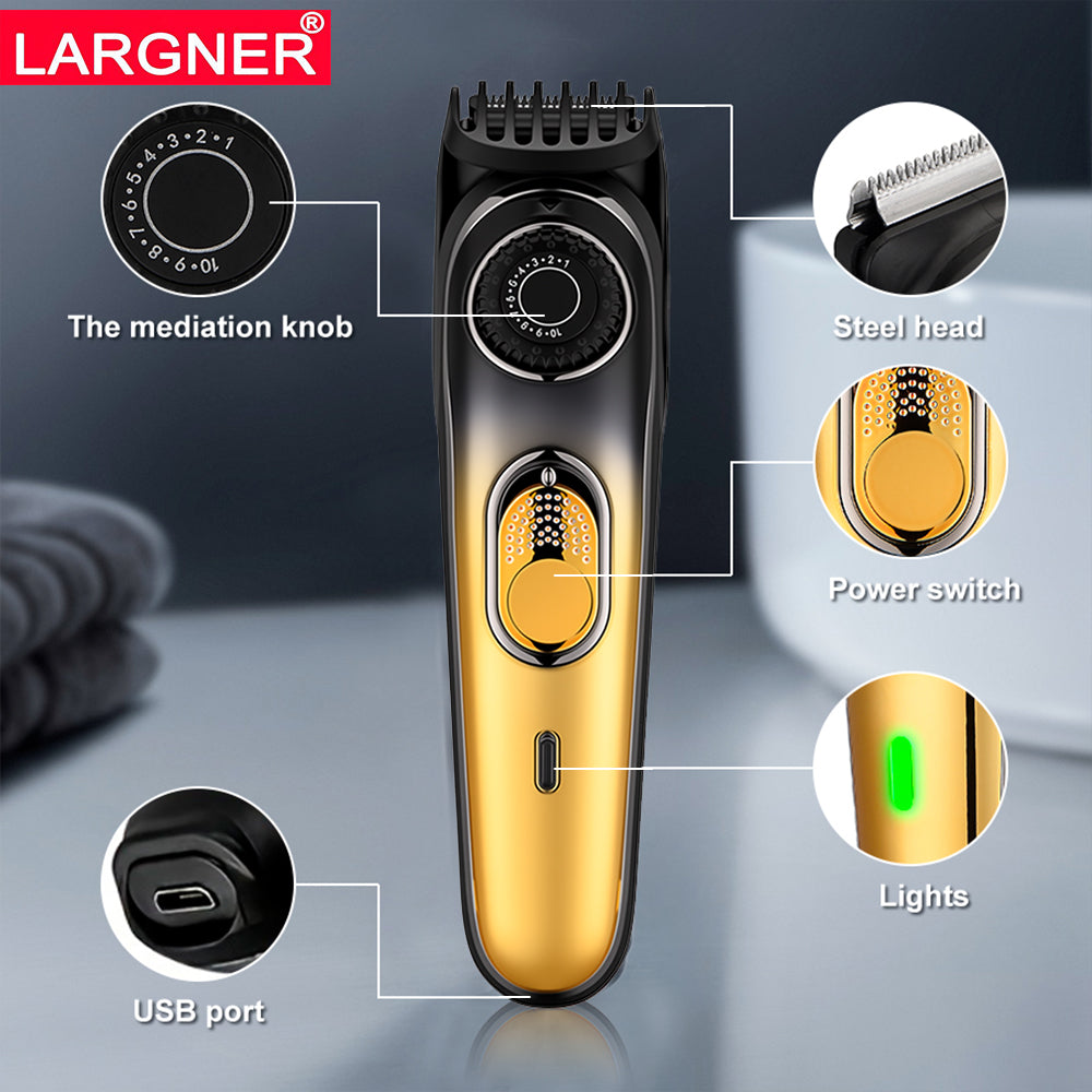 Electric rechargeable hair clippers for adults electric hair clippers scissors home hair clippers with digital display