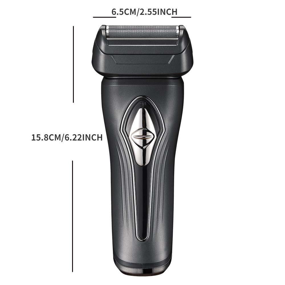 Men's Electric Trimmer with Sideburn Trimmer Reciprocating Cutter,Easy to Clean,Upside Sideburn Trimmer with USB Tyep-C fast charging