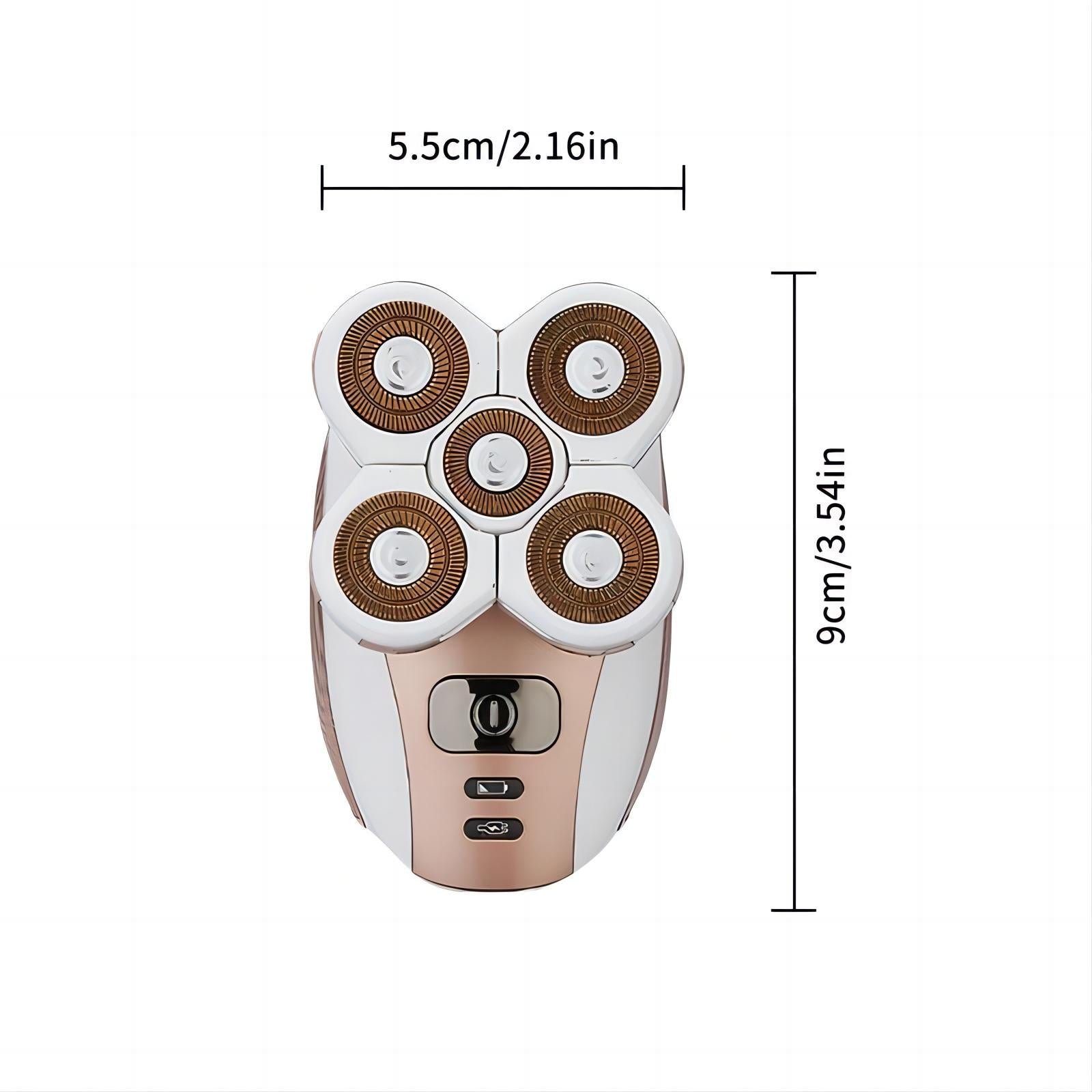 Electric Leg Shaver for Women - Female Cordless Bikini Trimmer- Rechargeable Painless Lady Razor for Leg Face Lips Body Underarms Armpit