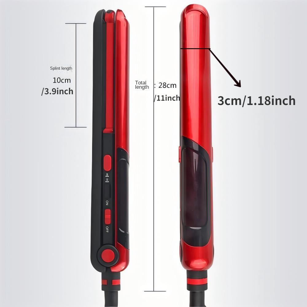 Hair Straightener, 220‑240V Hair Straightener Iron Fast Heating Storage Lock EU Plug for Hair Styling for Home