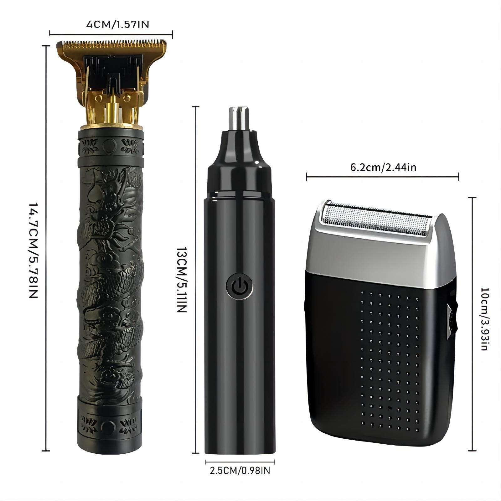 rofessional Hair Trimmer for Men (Black), 1