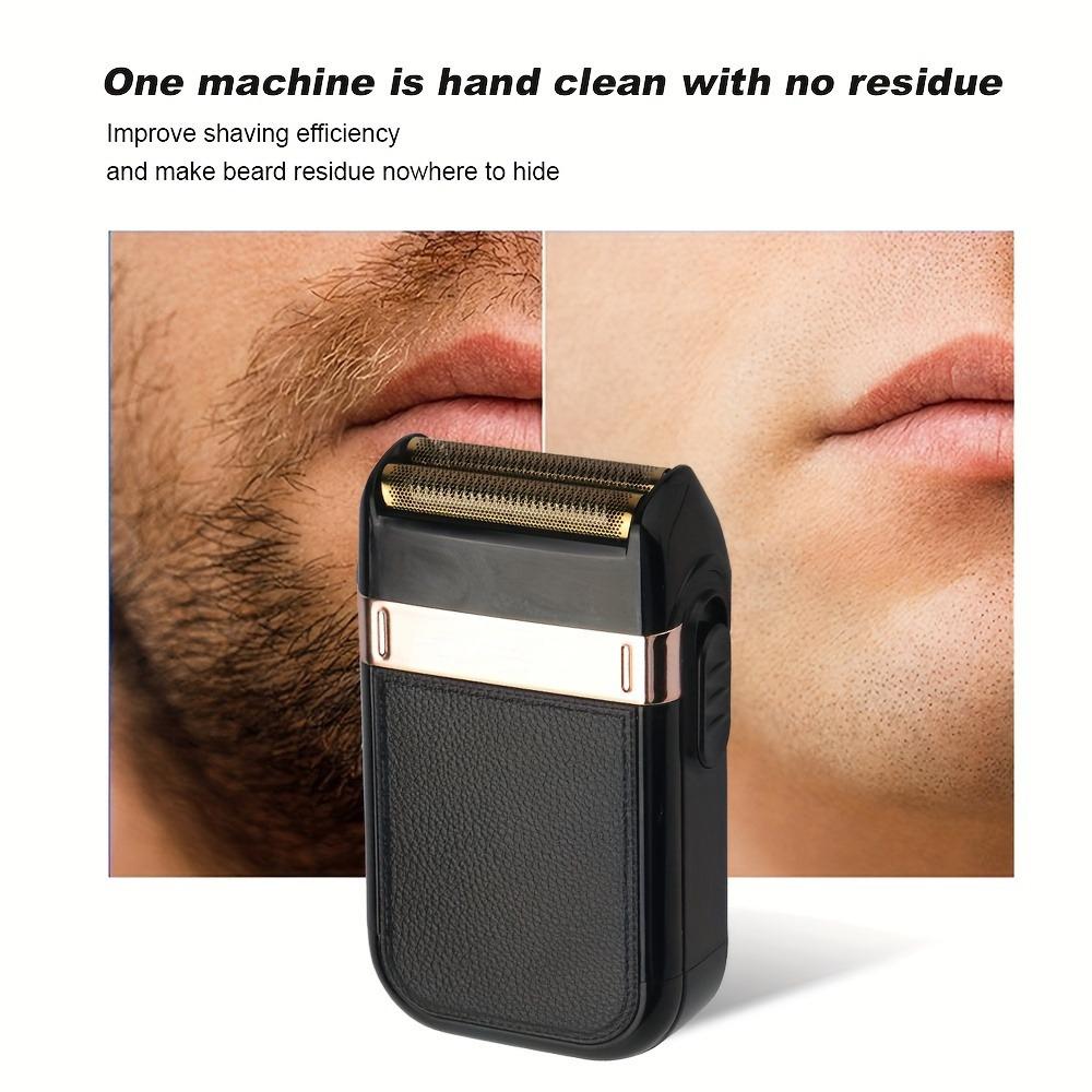 Men's Electric Razor Waterproof Reciprocating Razor Cordless Precision Beard Trimmer Twin Blade USB Rechargeable Grooming Razors,Shaving & Hair Removal Products