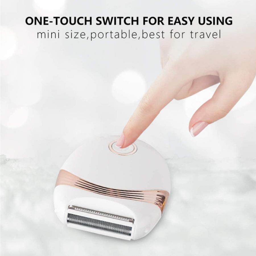 Ladies Battery Slim Razor Mini Lady Shaver Electric Razors for Women, Dry Wet Use Foil Shaver fo