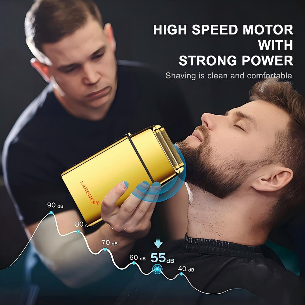 Hair Clippers for Men Professional, Cordless Beard Trimmer & Electric Razor Shavers for Men, Rechargeable 3 Piece Barber Hair Cutting Kit LED Display Men's Grooming Kit