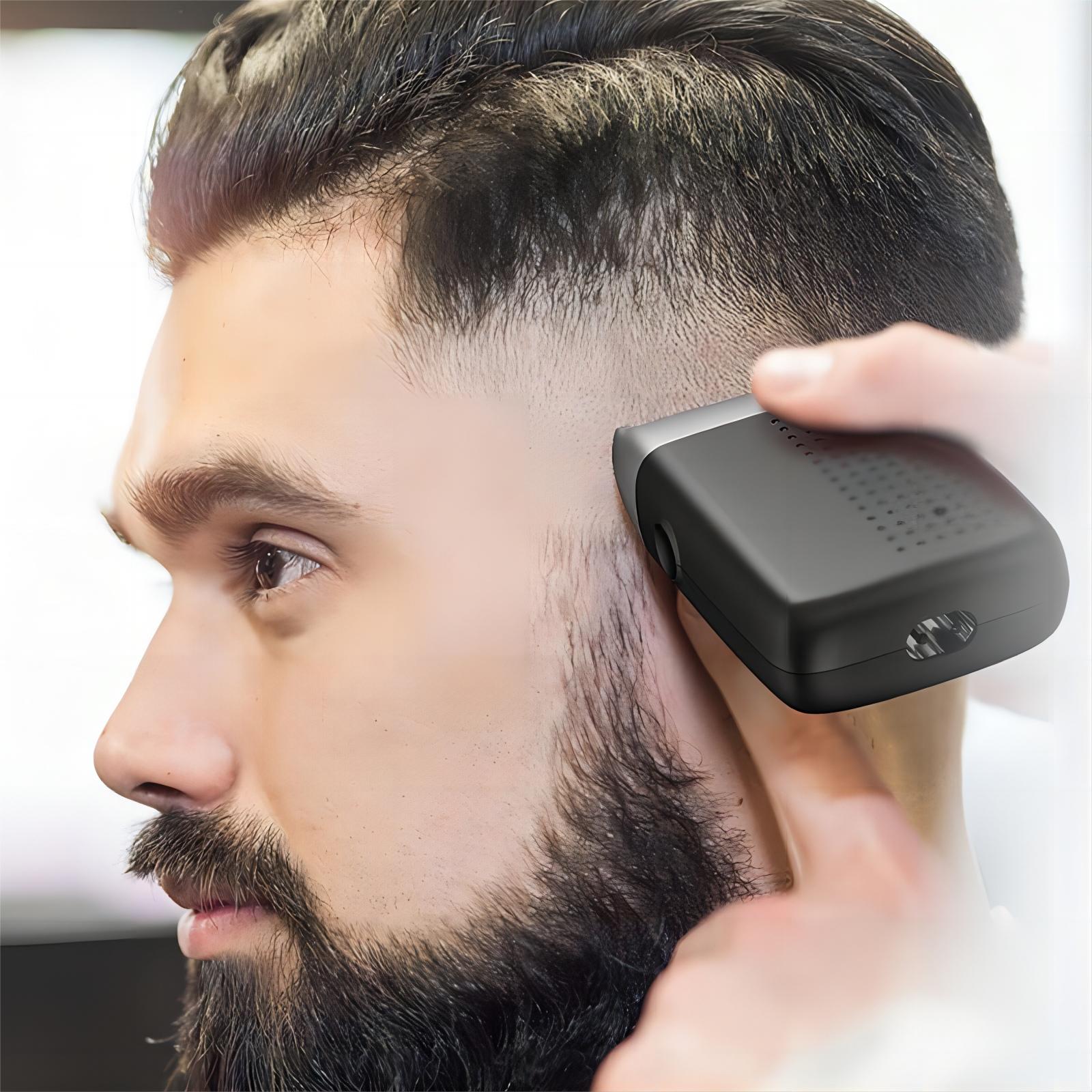 Professional Cordless Hair Clipper and Trimmer for Men, T Blade Zero Gapped Rechargeable Beard Shaver, Hair Cutting Kit With Ear Spoon Tool Set, Black