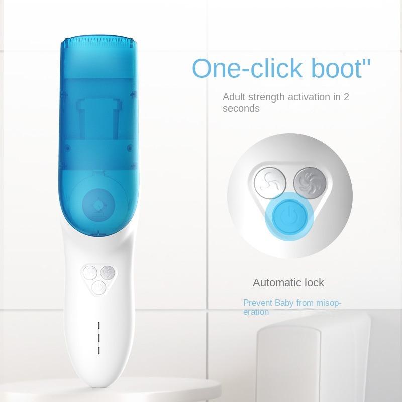 Baby Hair Clippers, Vacuum Hair Clipper for Baby Fine Hair, Baby Hair Clipper Quiet Hair Clipper for Baby, Hair Clipper Auto Suck Snipped Hair, IPX7 Waterproof Rechargeable Cordless Baby Hair Clipper