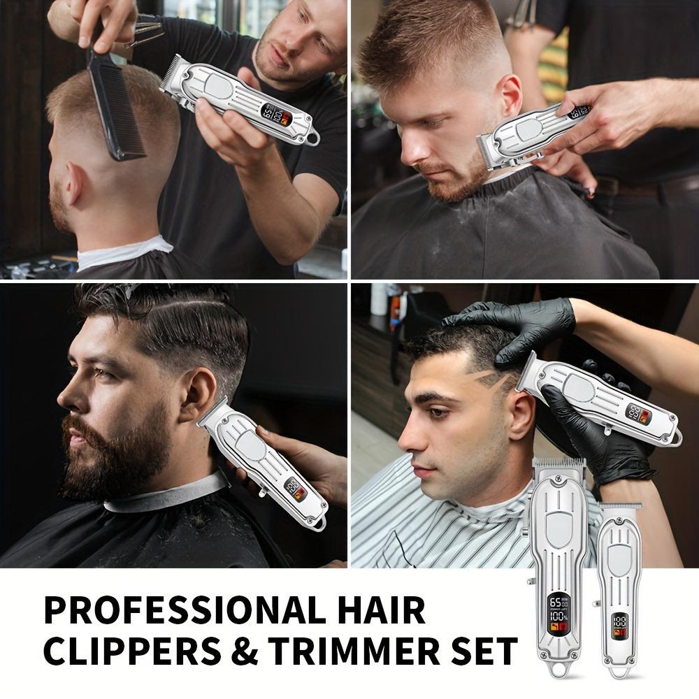 Hair Clippers Professional Cordless for Men, Electric Foil Shavers Razor & Beard Hair Trimmer Kit, Rechargeable Hair Cut Machines Fade Clippers Set, 3 in1 Beard Trimming Kit for Home, Barber