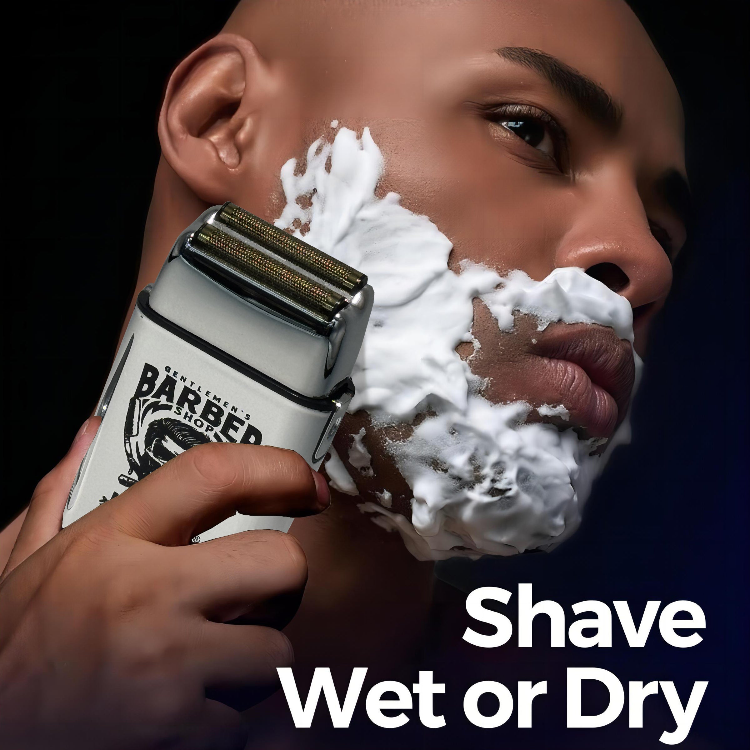 Gentlemen's BARBER  SHOP LARGNER Haircuts&Shaves Professional Barber Hair Clipper Trimmer For Men Electric T-Outliner Finish Hair Cutting Machine Cordless Beard Trimmer Shaver