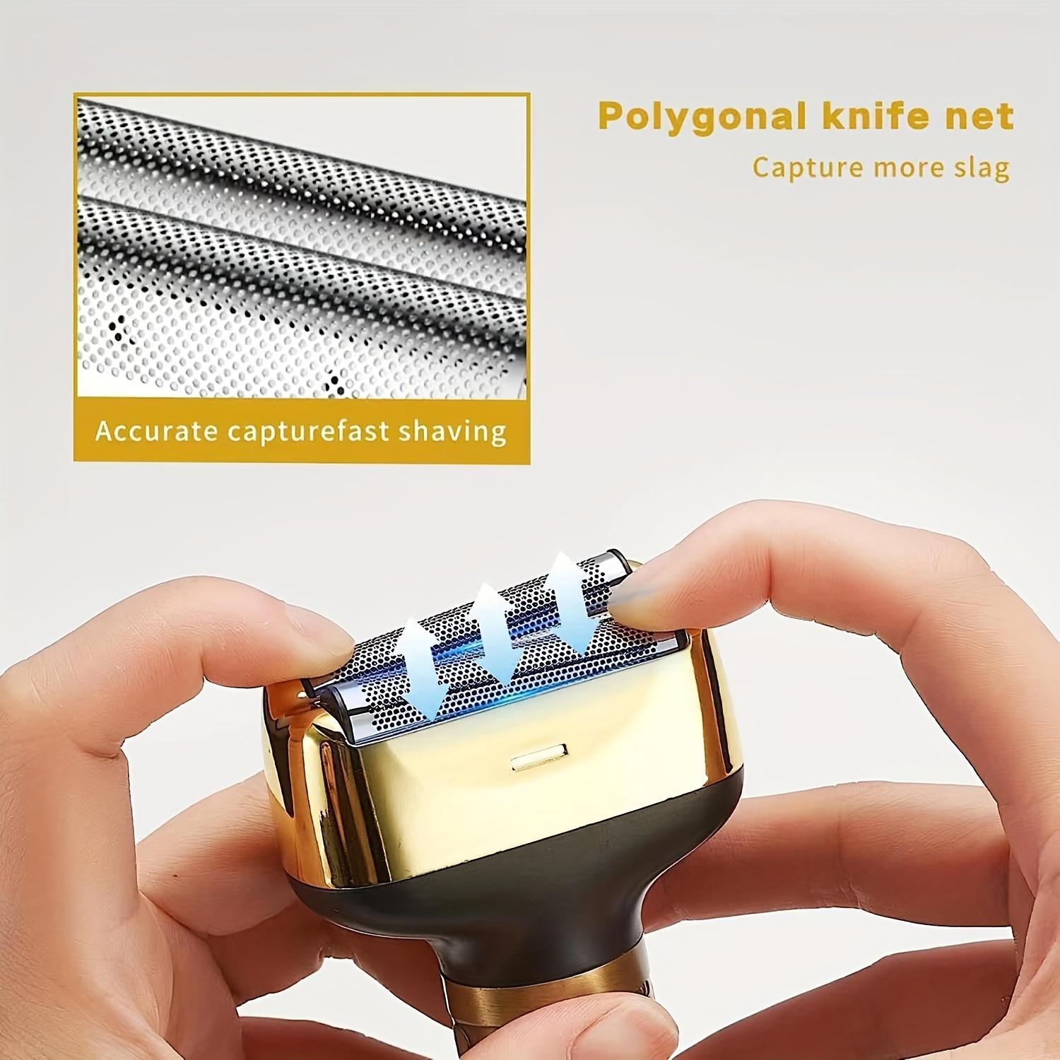 Electric Shavers for Men With Replacement Foil Head, Double Foil Razor for Face, Head Shavers for Bald Men, Stubble Beard Trimmer, Shaving Machines, Balding Clippers