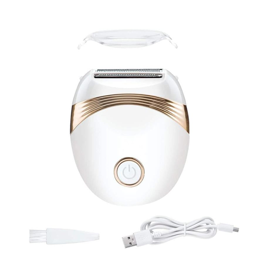 Mini Lady Shaver Electric Razors for Women, Dry Wet Use Foil Shaver for Legs, Armpit, Face Hair Remover Bikini Trimmer, Portable Travel Design Shavers for Sensitive Skin (AAA Battery Powered)