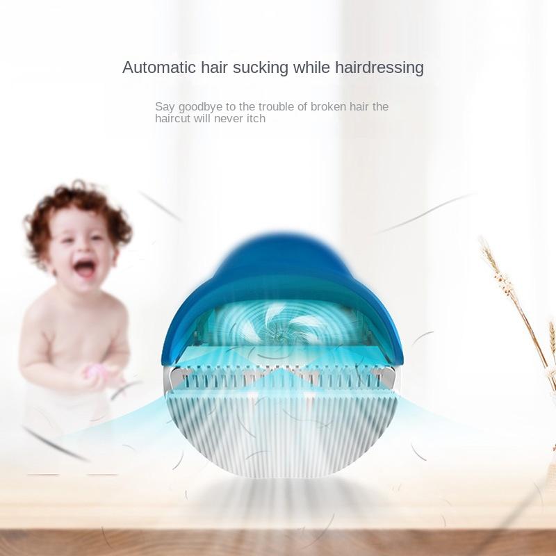 Baby Hair Clippers, Vacuum Hair Clipper for Baby Fine Hair, Baby Hair Clipper Quiet Hair Clipper for Baby, Hair Clipper Auto Suck Snipped Hair, IPX7 Waterproof Rechargeable Cordless Baby Hair Clipper