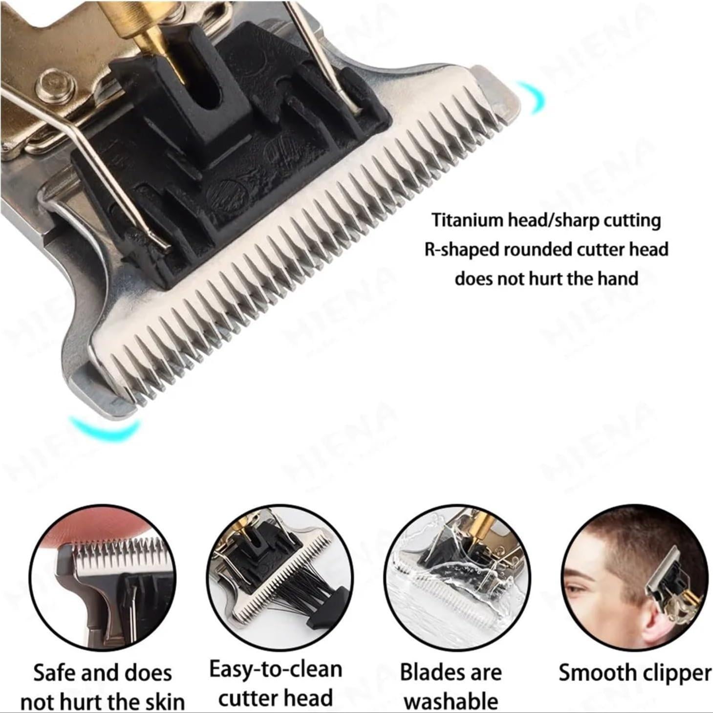 rofessional Hair Trimmer for Men (Black), 1