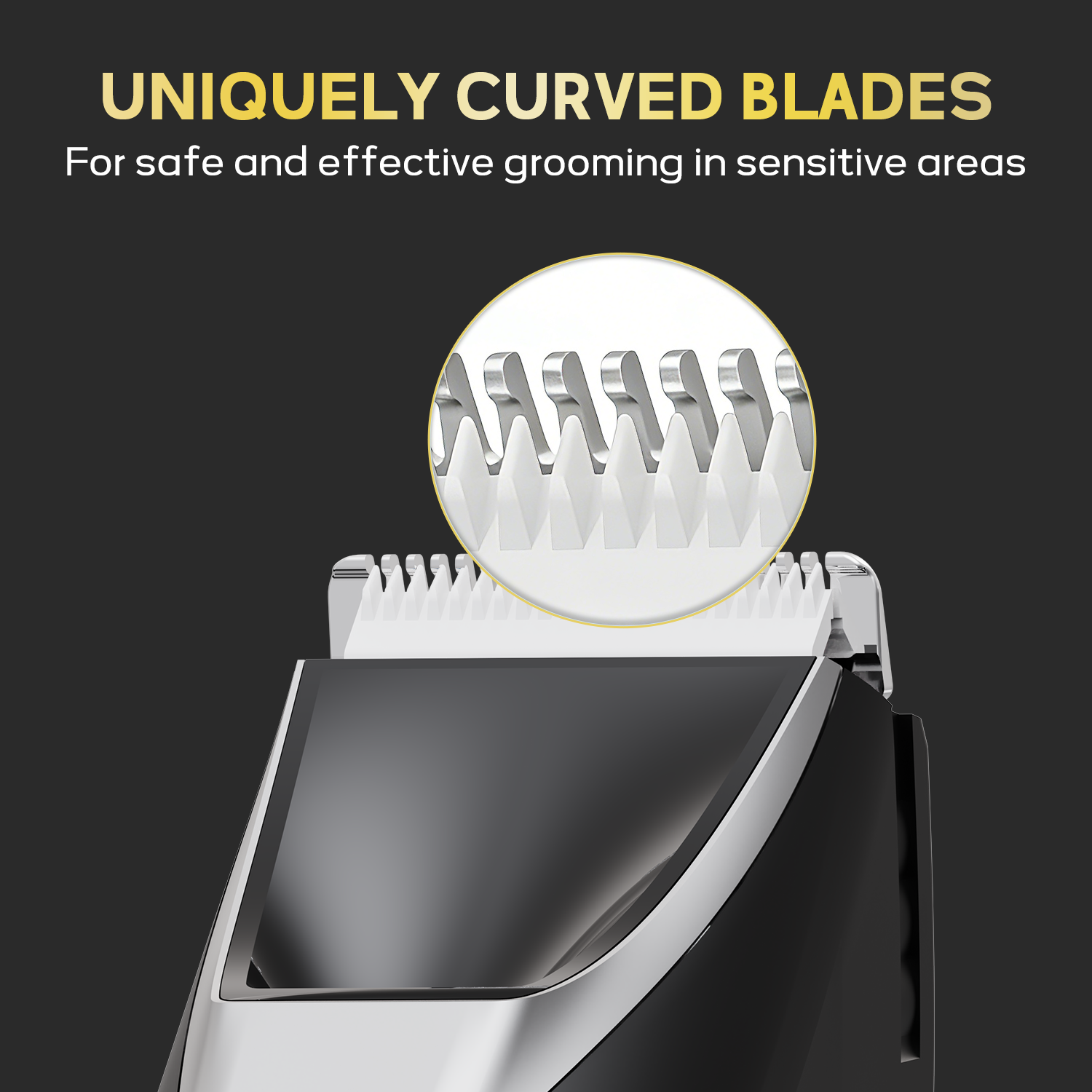 LARGNER Multi-Functional Grooming Kit – 3-in-1 Cordless Electric Trimmer, Nose Hair Clipper, and Shaver Set with Charging Base