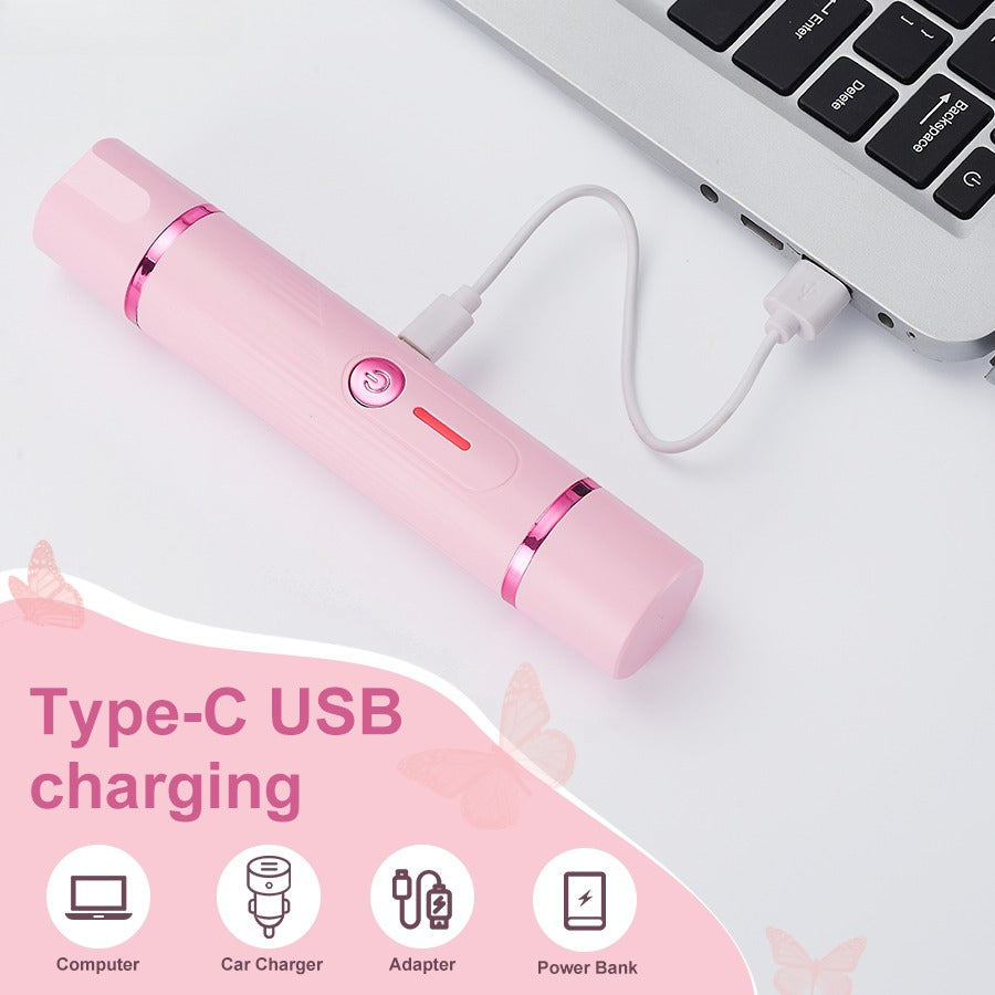 Women's electric double-head shaver, women's bikini trimmer, waterproof rechargeable shaver body hair trimmer wet and dry