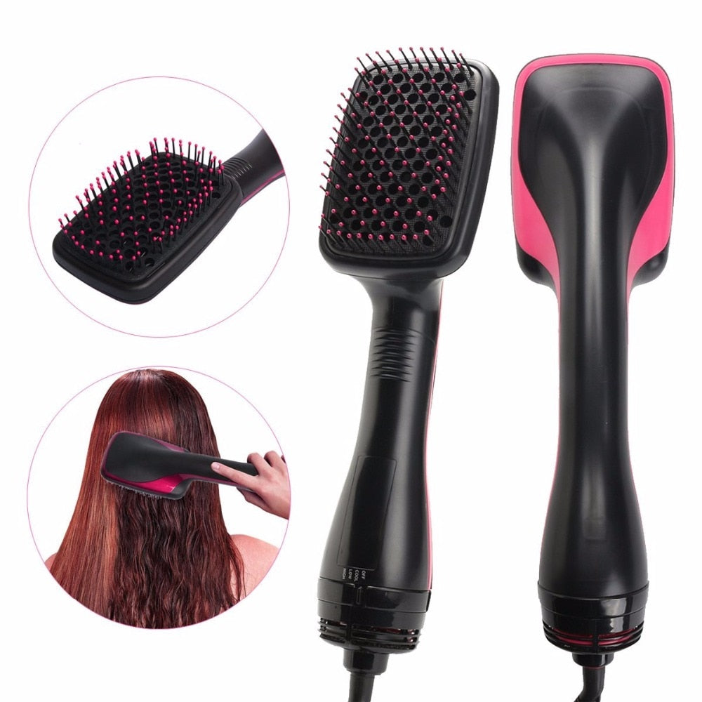 Paddle Brush Styler hair dryer brush 2 in 1Hot Air Brush Styling Hair Dryer Volumizer Blow Straightener Brush Hair Styling Tools