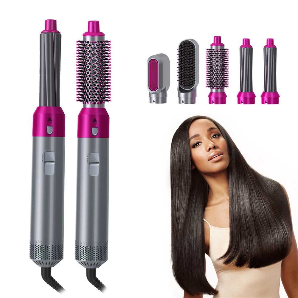 One-step Hair Dryer 2021New Hair Curler Rotating Hair Dryer Hair Straightener Comb Curling Brush Hair Dryer Styling For airwrap