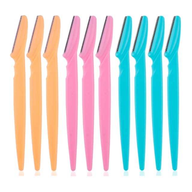 3/10pcs Eyebrow Trimmer Eyebrow Razor Shaver Blade Eye Brow Shaper Face Razor Facial Hair Remover for Women Beauty Makeup Tools
