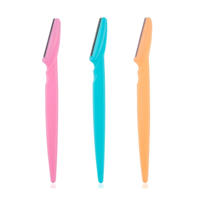 3/10pcs Eyebrow Trimmer Eyebrow Razor Shaver Blade Eye Brow Shaper Face Razor Facial Hair Remover for Women Beauty Makeup Tools