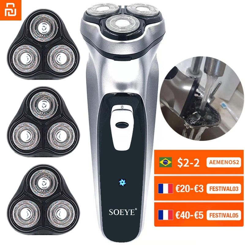 Clipper Electric Shaver Men's Razor Beard Trimmer shaver for men Mi Youpin portable Shaving machine hair clipper Facial epilato