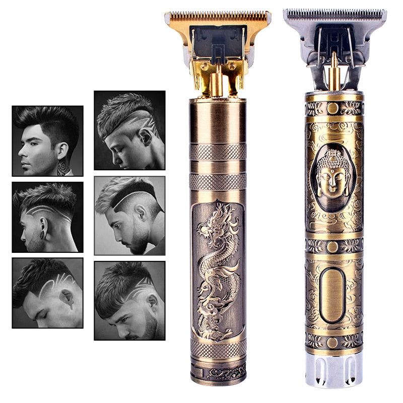 USB Rechargeable T9 Baldheaded Hair Clipper Electric hair trimmer Cordless Shaver Trimmer 0mm Men Barber Hair Cutting Machine