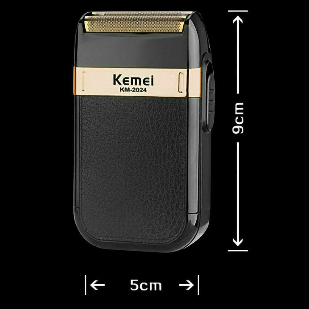 LARGNER  Men's USB Rechargeable Electric Shaver Cordless Barber Razor Beard Trimmer